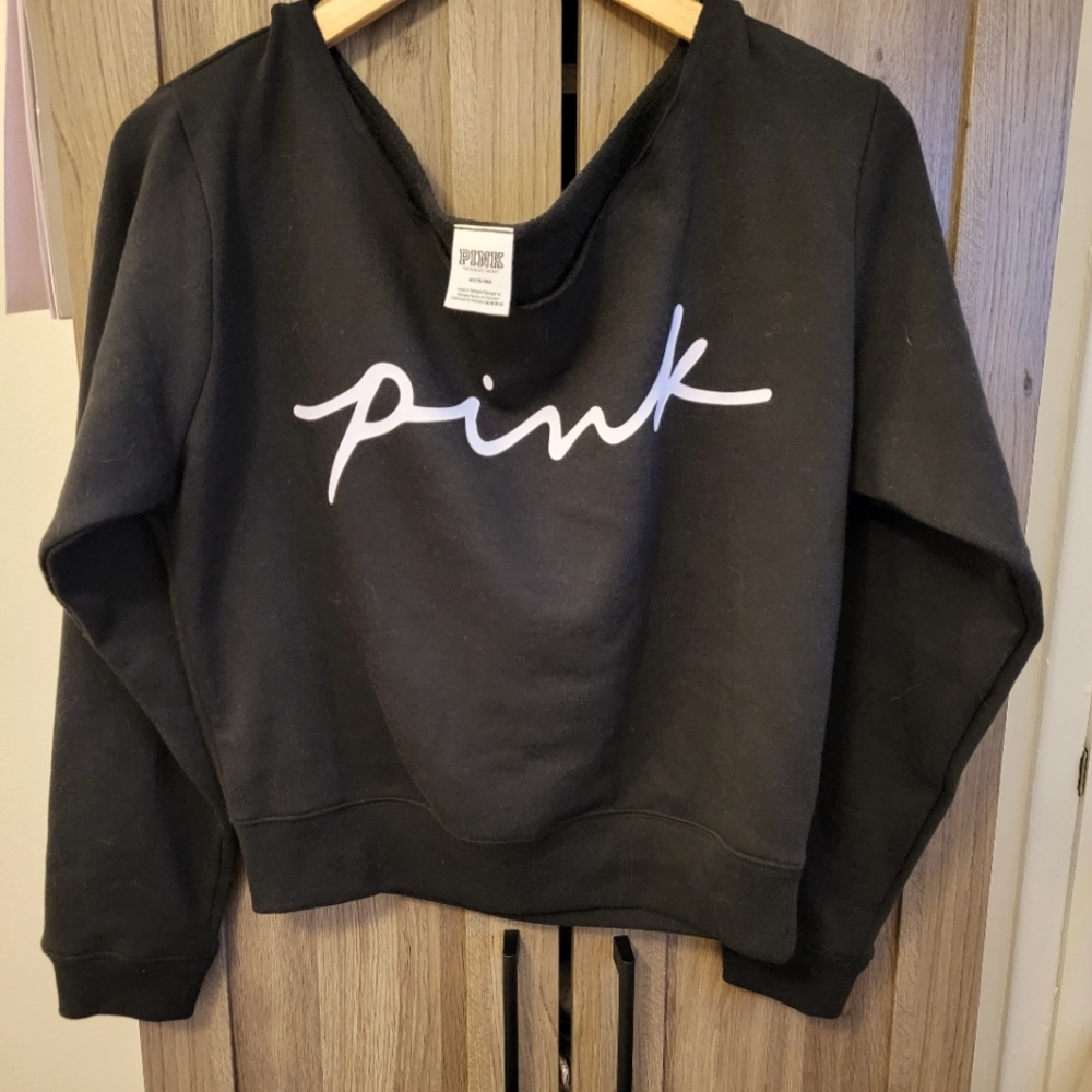 Pink of the shoulder sweat shirt size Medium